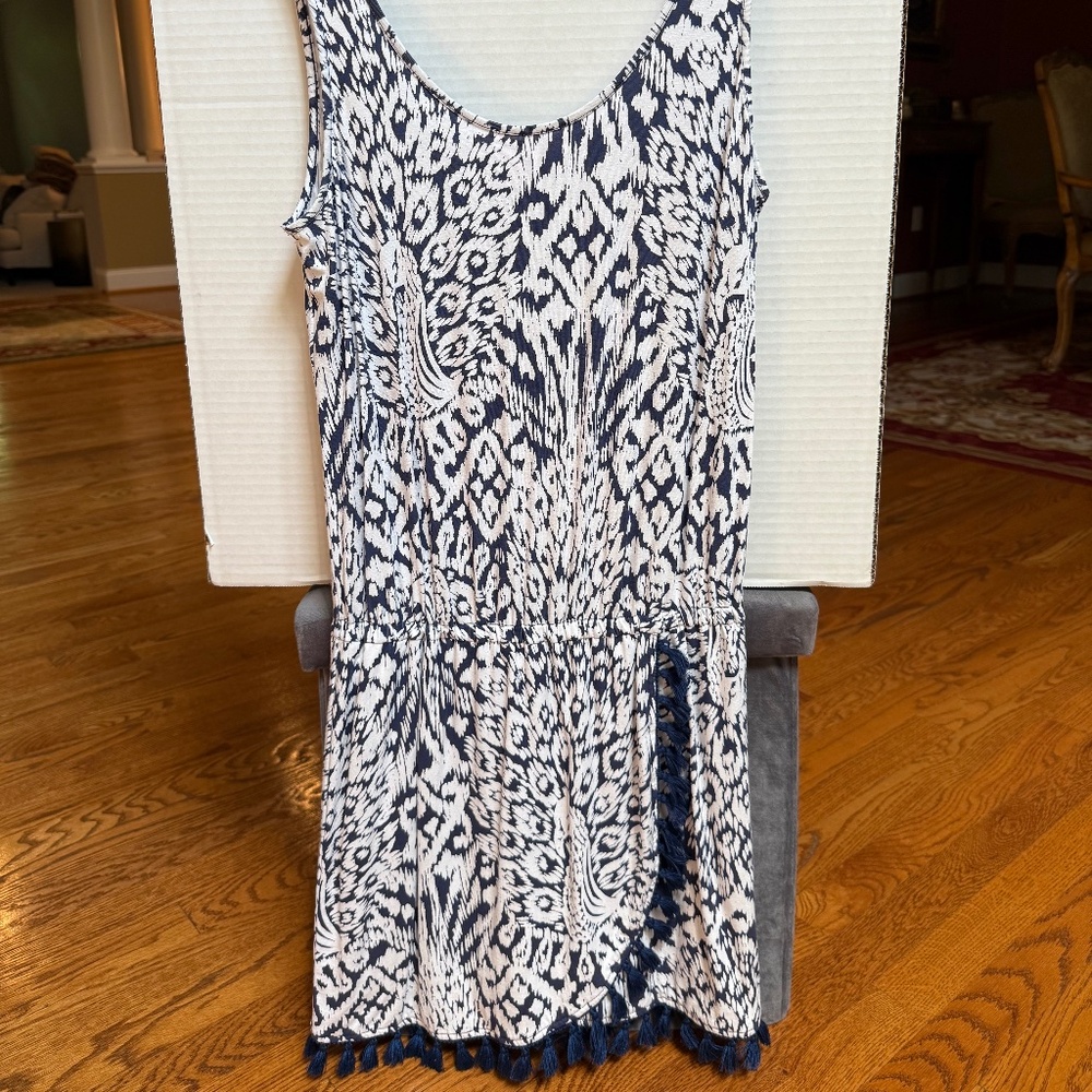 Lilly Pulitzer Skort Dress Blue and white--Size Small